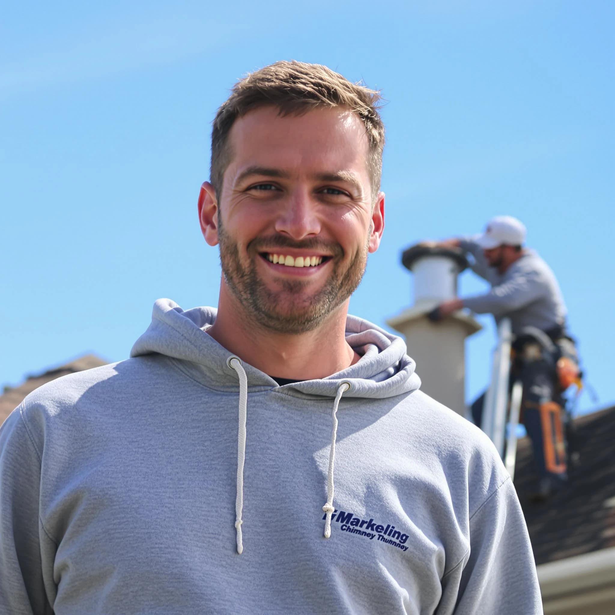 The Mahwah Chimney Sweep team.