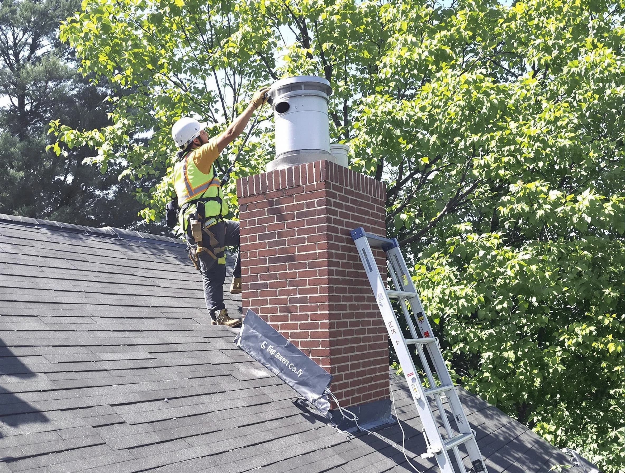 Chimney liner inspection by Mahwah Chimney Sweep in Mahwah, NJ