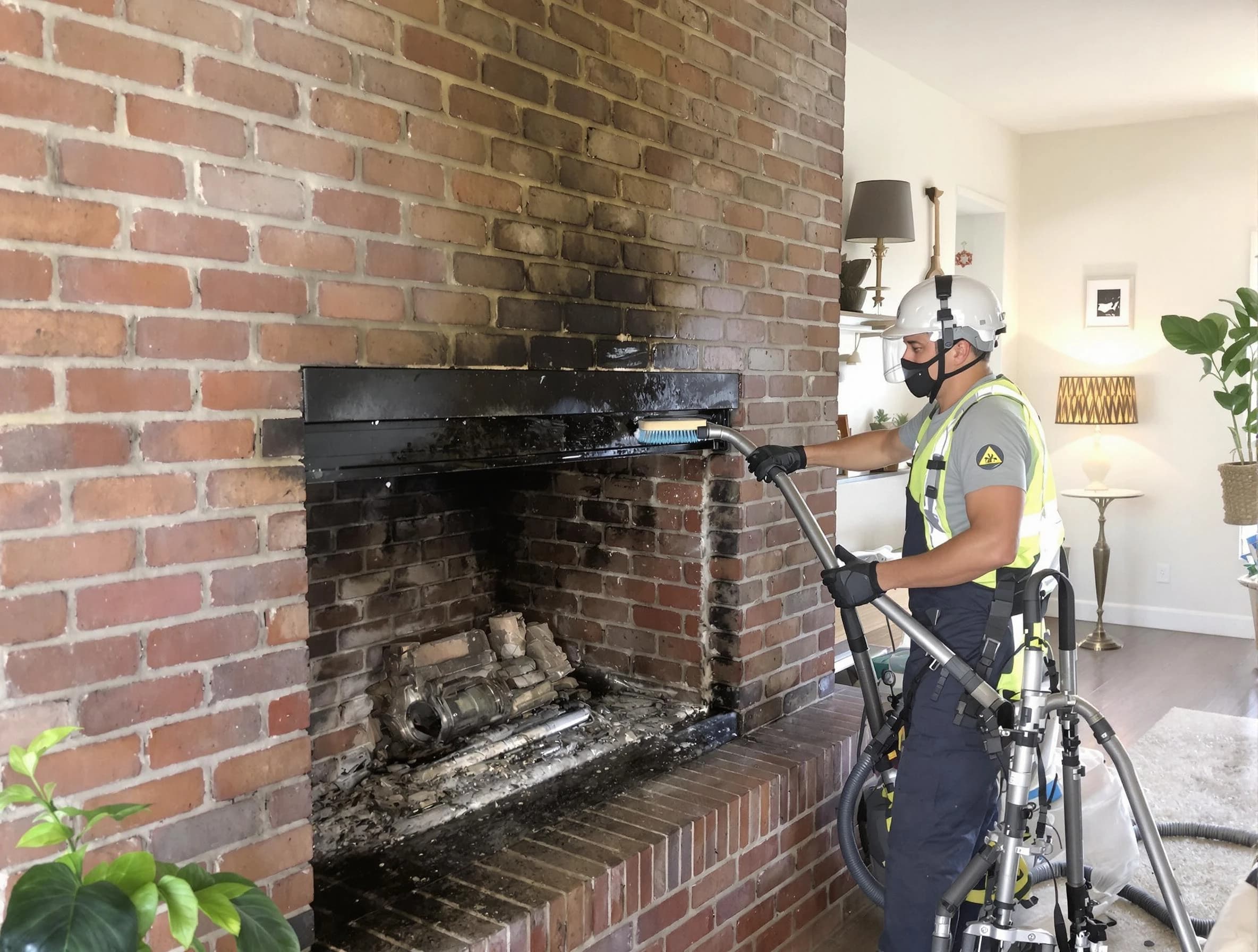 Mahwah Chimney Sweep providing fireplace cleaning services in Mahwah, NJ