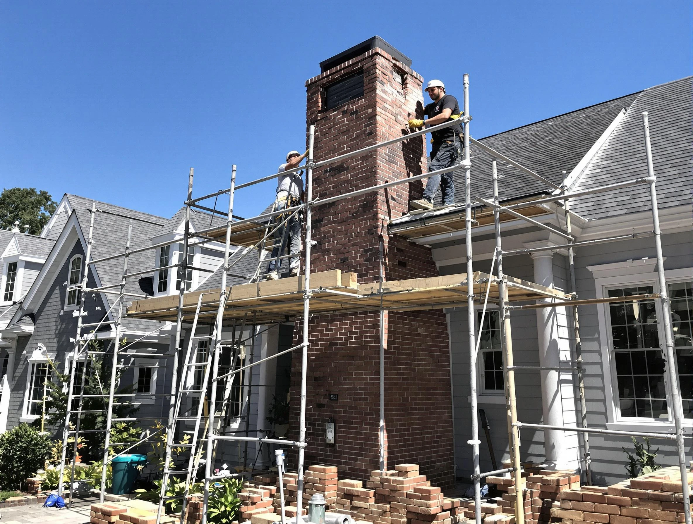 Chimney Rebuilding in Spring Valley, NY